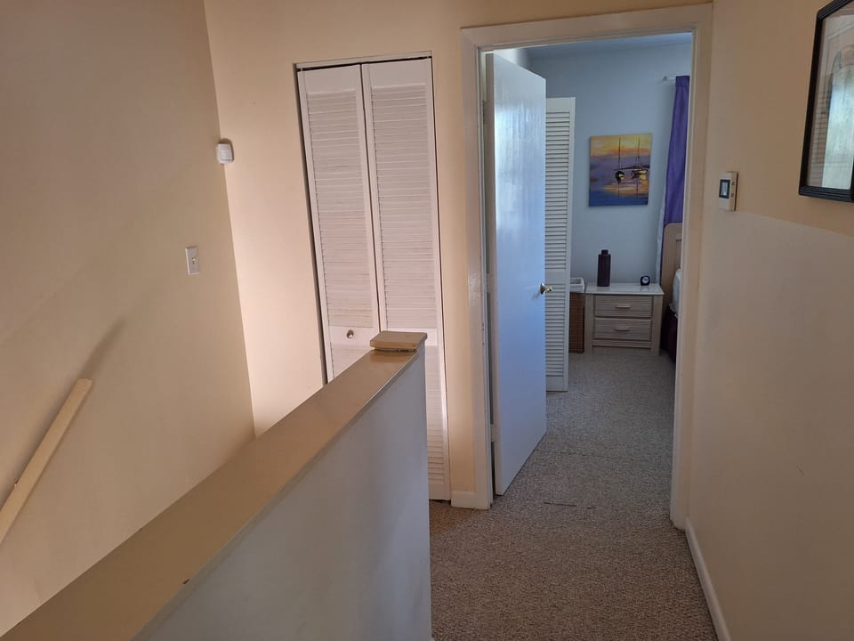2nd Floor Hallway Showing Linen Closet & 2nd Bedroom 