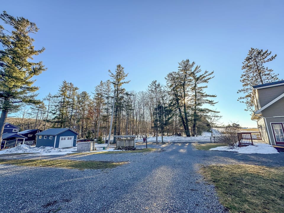 Distance to the rental home, Cozy Cove. Both houses can be rented.