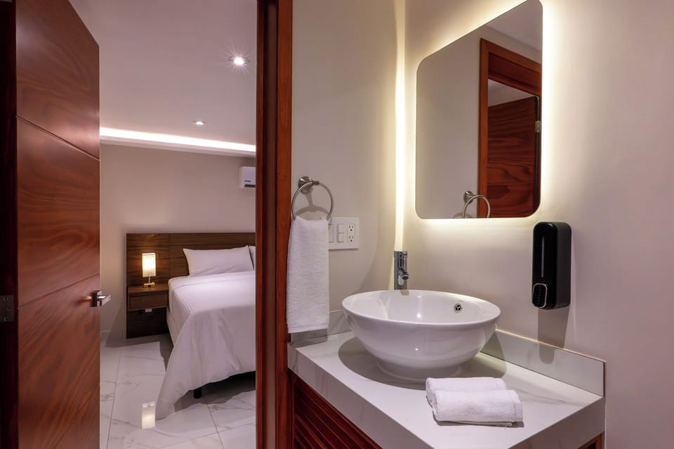 Shower, free toiletries, hair dryer (on request)
