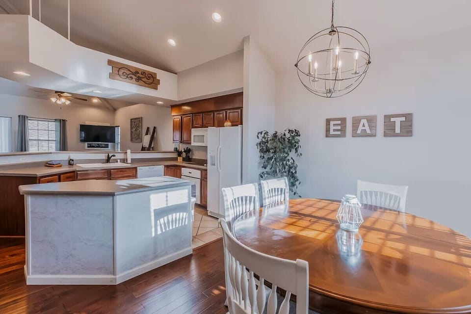 Our open floor plan in this penthouse condo is sure to impress!  