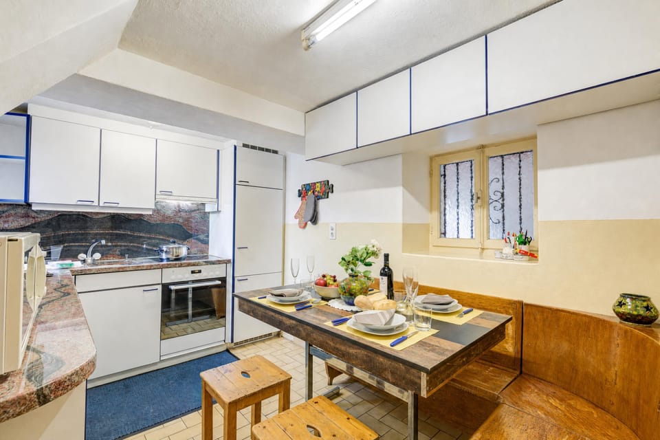 Kitchen and dining area