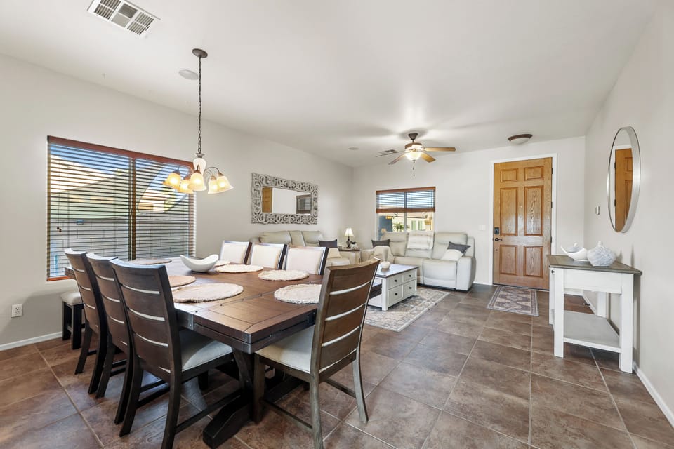 Living and dining room 