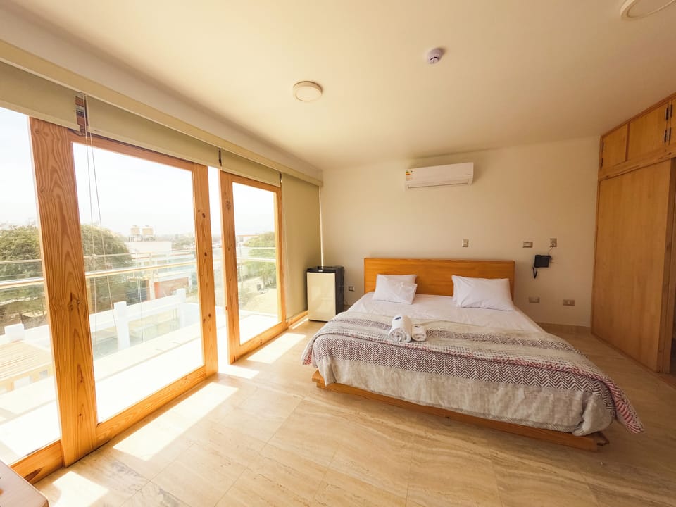 Family Quadruple Room, 2 Bedrooms, Balcony, Pool View | Egyptian cotton sheets, premium bedding, down comforters