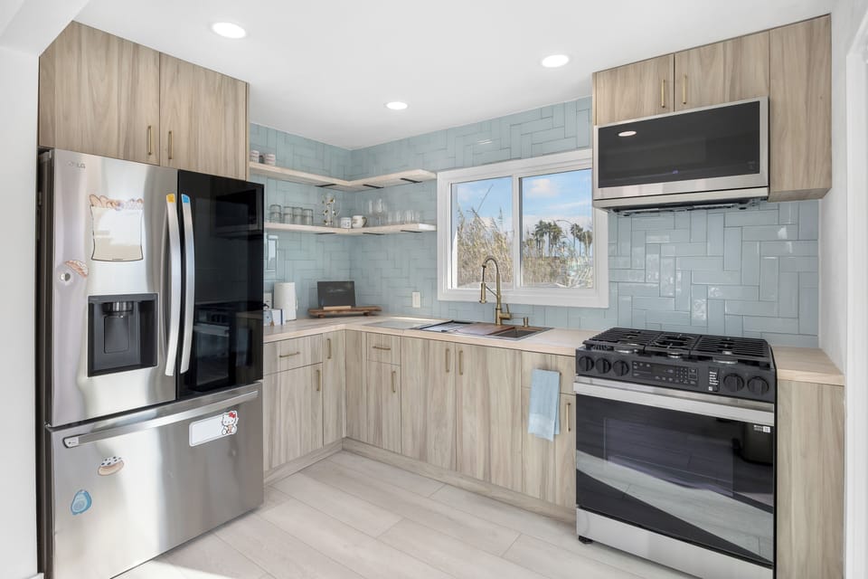 Fully-equipped kitchen.