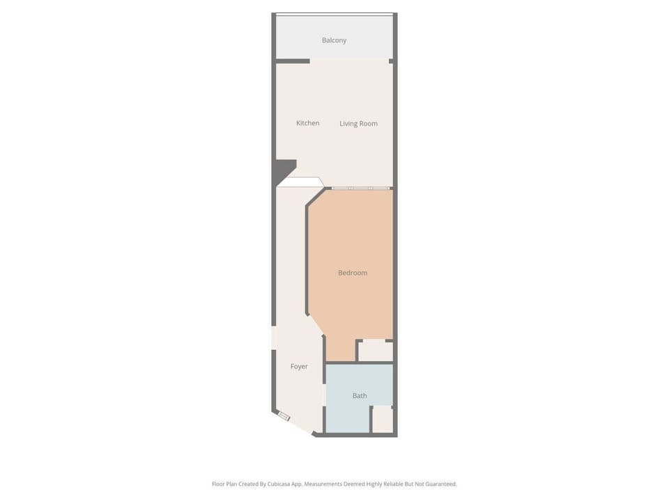 Beach Cove Resort 417 - Floor Plan