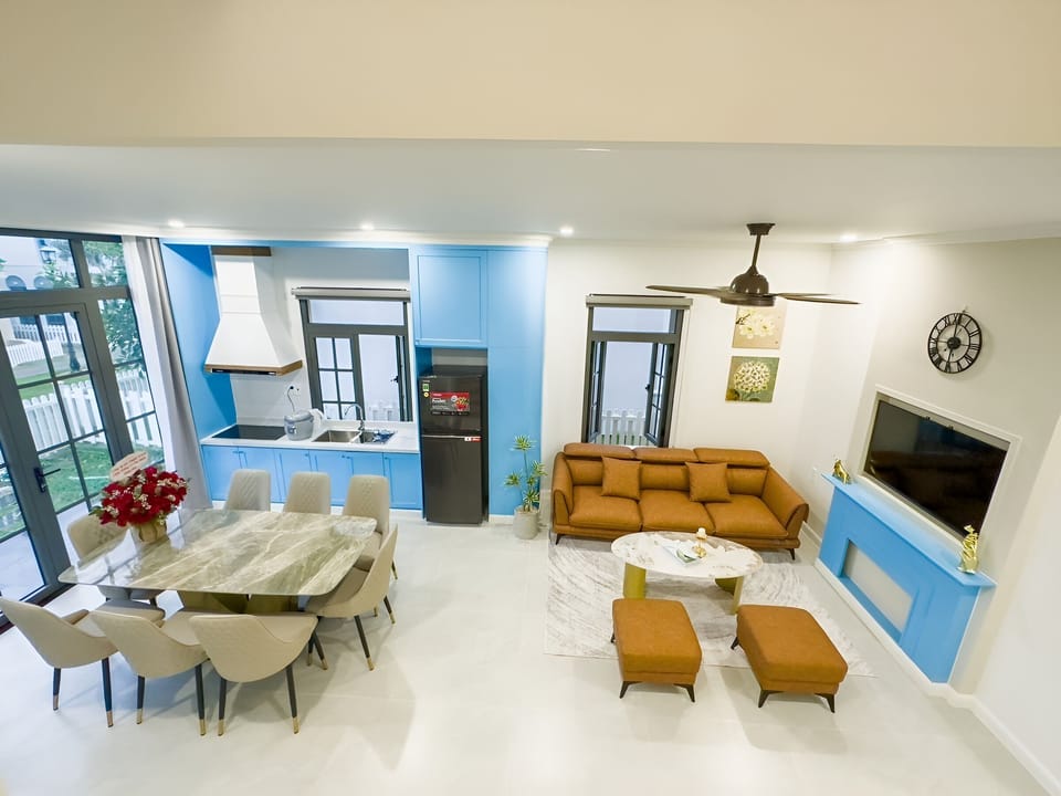 Deluxe Villa, Garden View | Living area