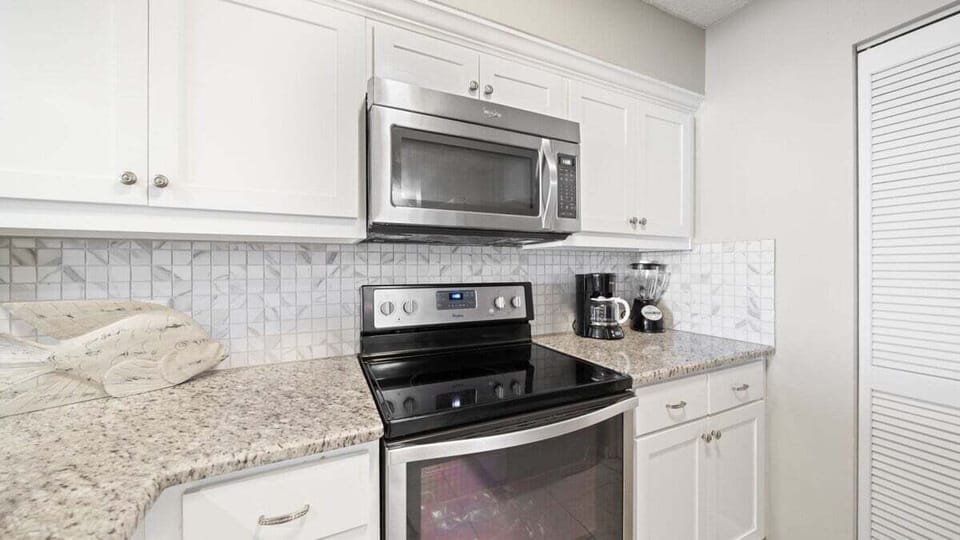 Nicely updated kitchen with granite countertops