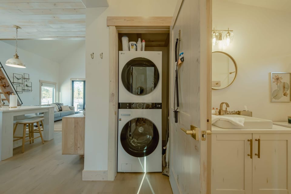 Private laundry available for your stay