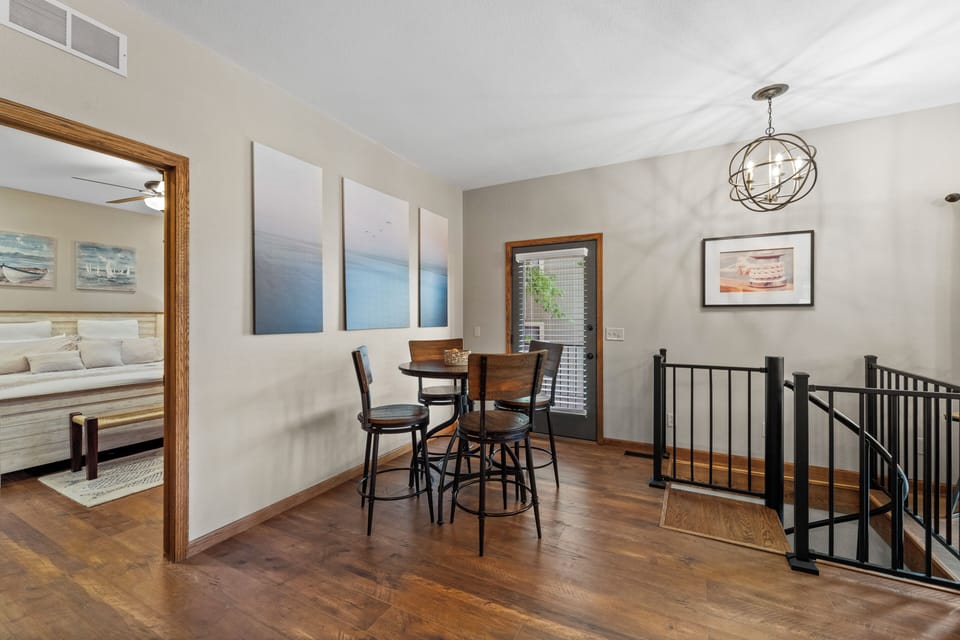 Lower level living area