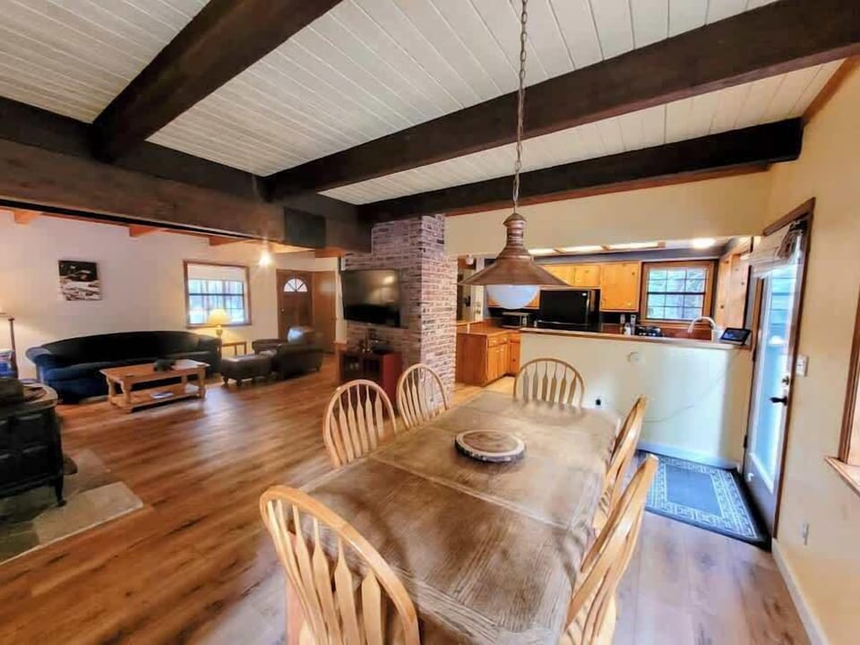 Dining table with seating for 6