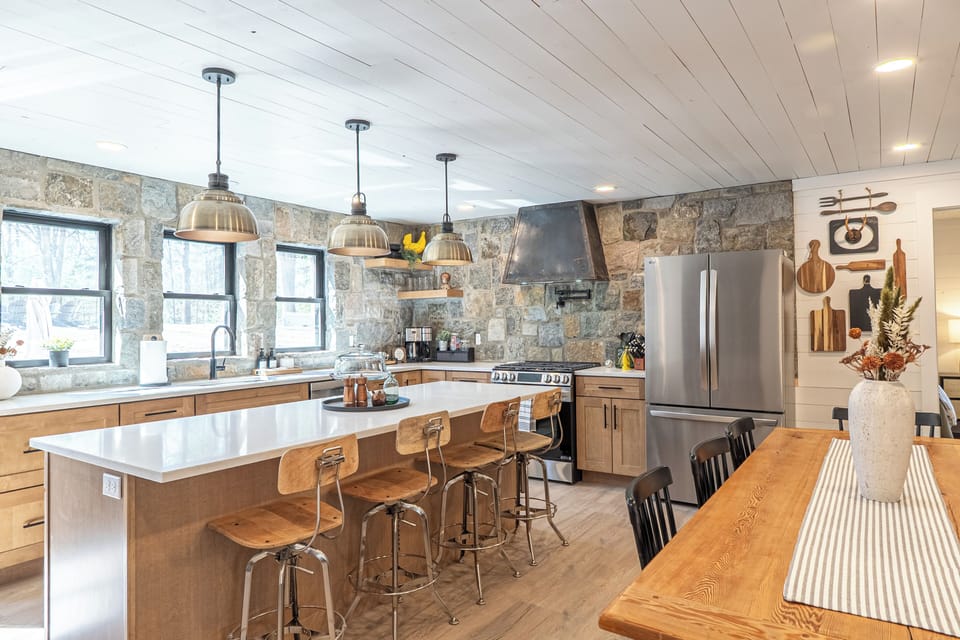Fully stocked kitchen
