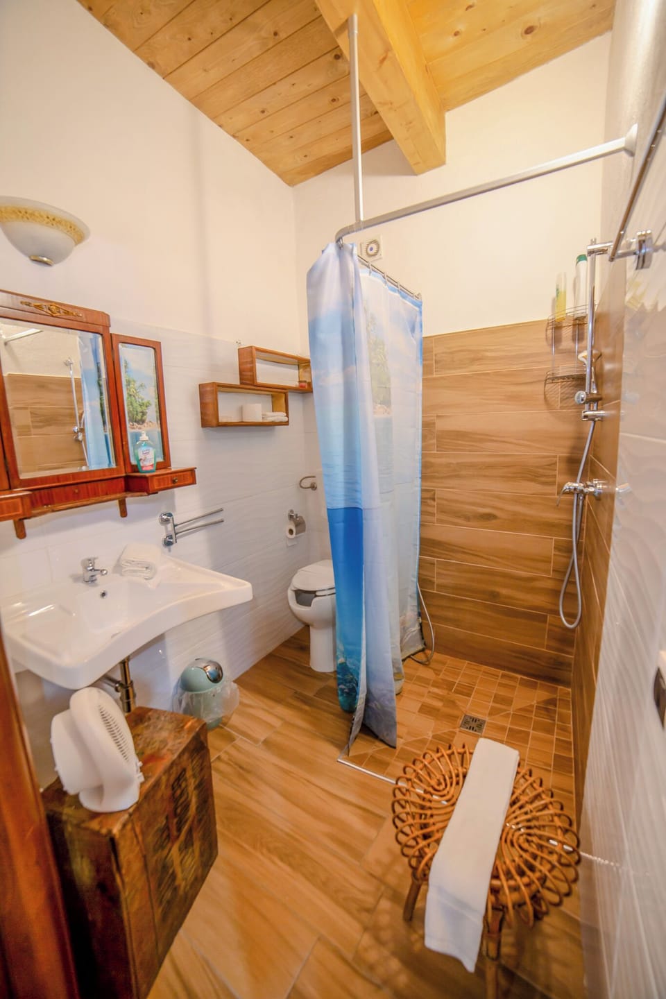Suite | Bathroom | Hair dryer, towels, soap, shampoo
