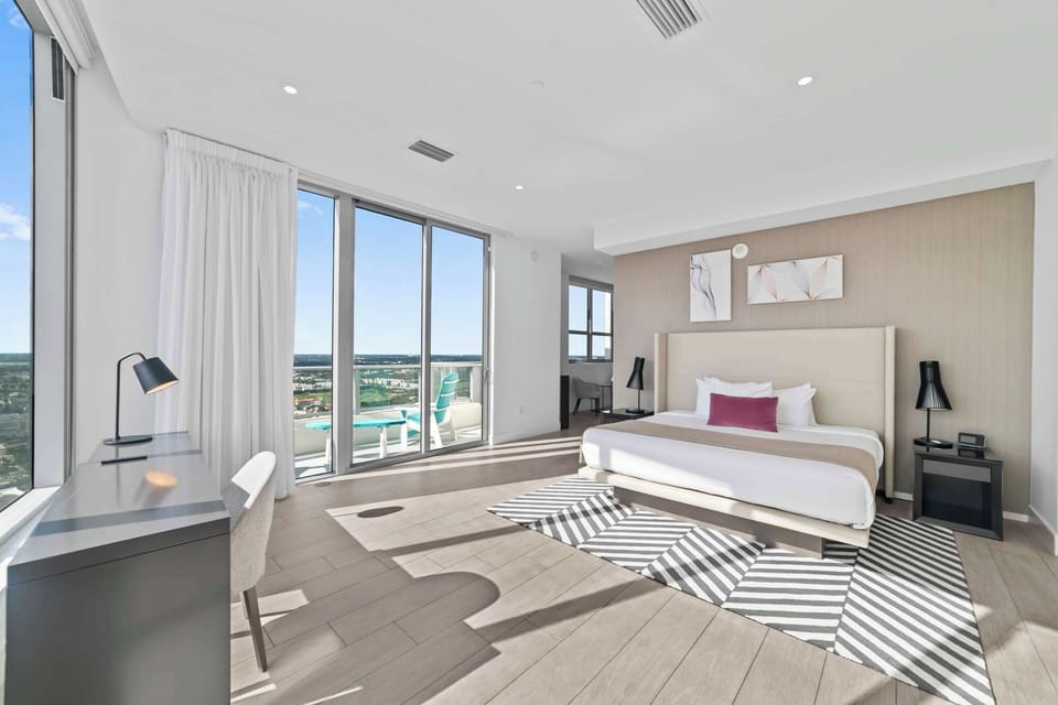 Condo, Multiple Beds, Hot Tub, Ocean View (Unparalleled Atlantic Penthouse) | 2 bedrooms, desk, laptop workspace