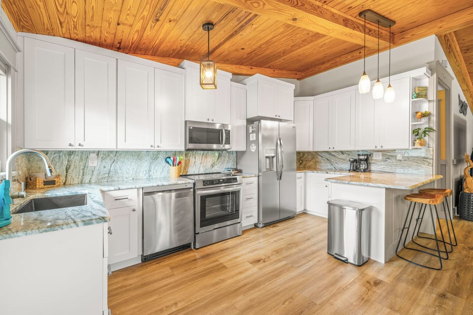 Enjoy the open space of the great room with your kitchen, dining and living room