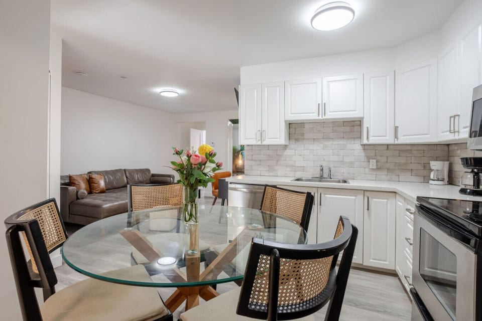 Kitchen and dining area