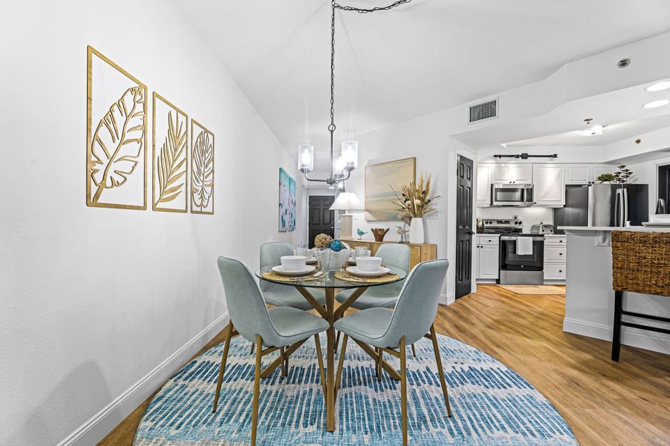 Dining room table seats 4