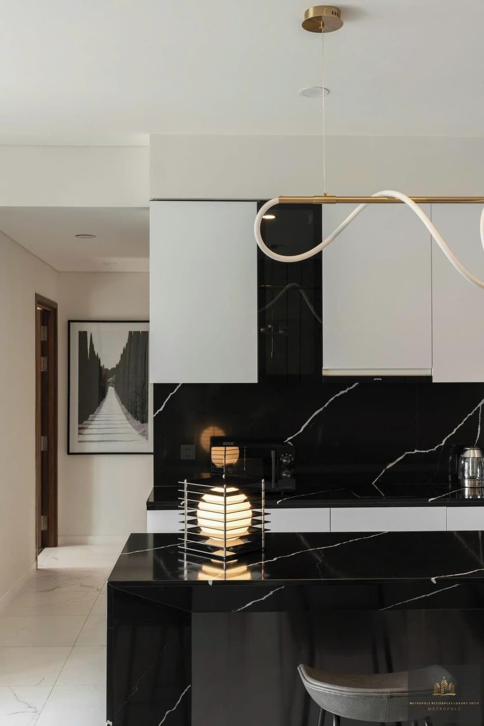 Luxury Apartment, 1 Bedroom, Balcony, City View | Private kitchen