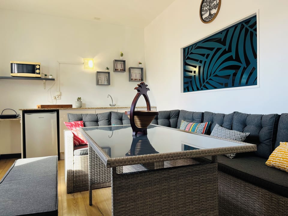 Apartment | Private kitchen | Mini-fridge, microwave, stovetop, cookware/dishes/utensils