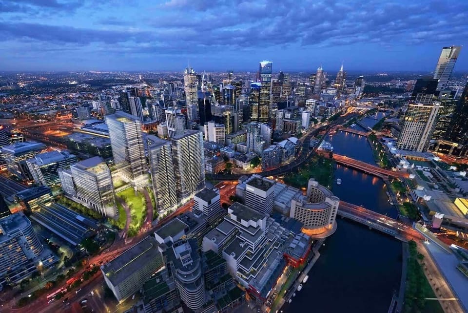 Docklands' night view
