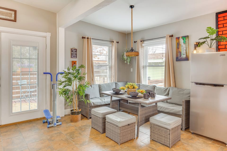 Dining Area | Dishware/Flatware | Home Gym Equipment
