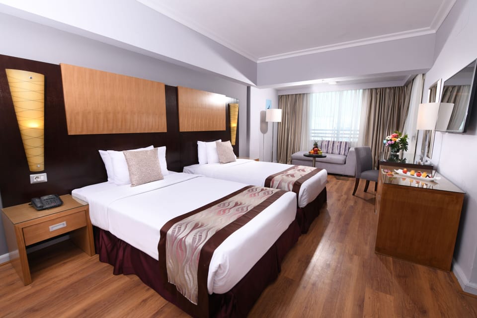 Minibar, in-room safe, desk, blackout drapes