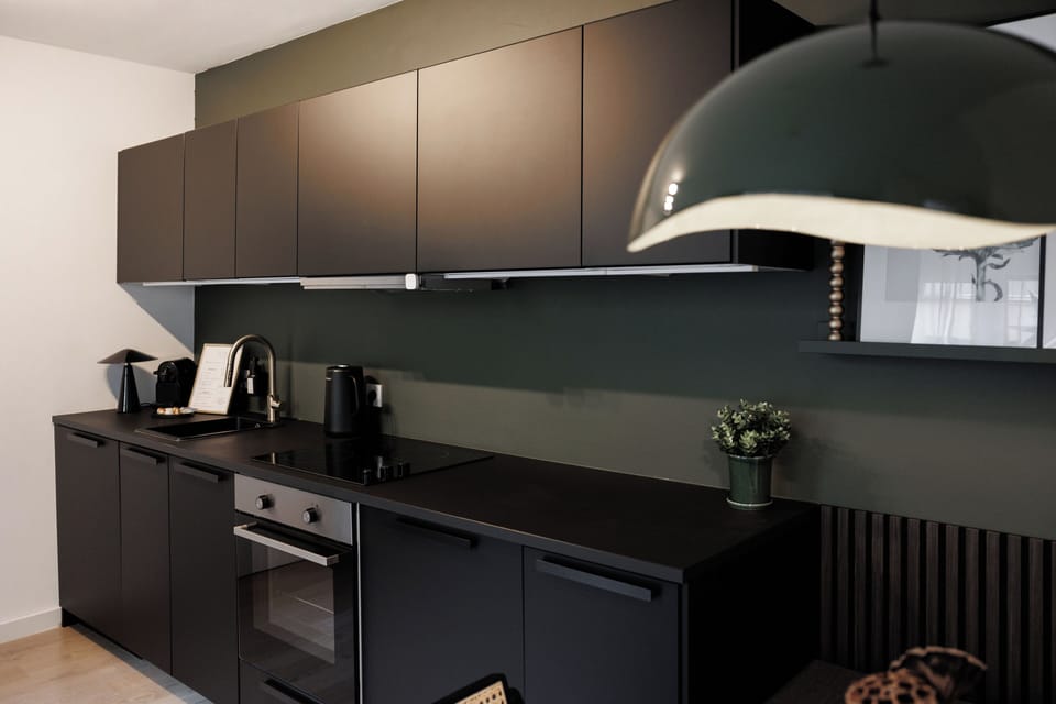 Luxury Apartment, Courtyard View | Private kitchen | Espresso maker, coffee/tea maker, electric kettle, toaster