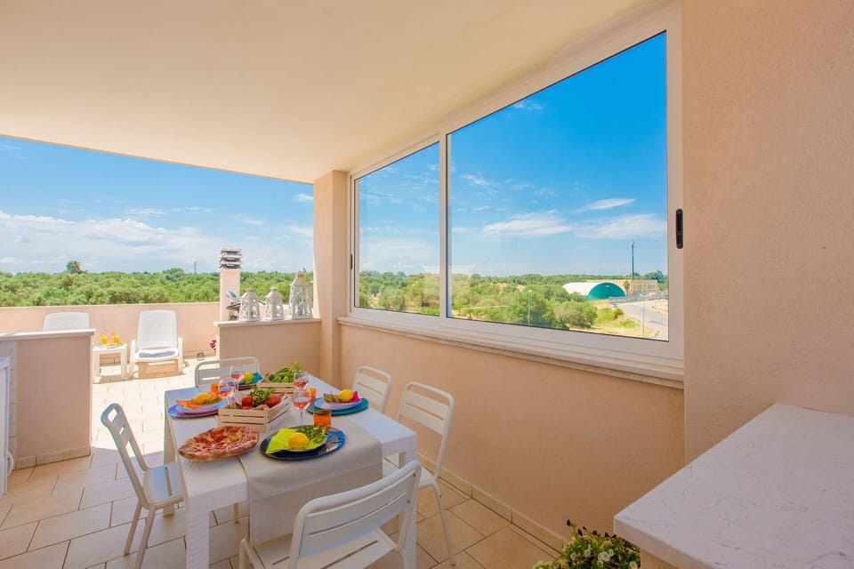 Apartment, Chair, Outdoor Furniture, Balcony, Resort