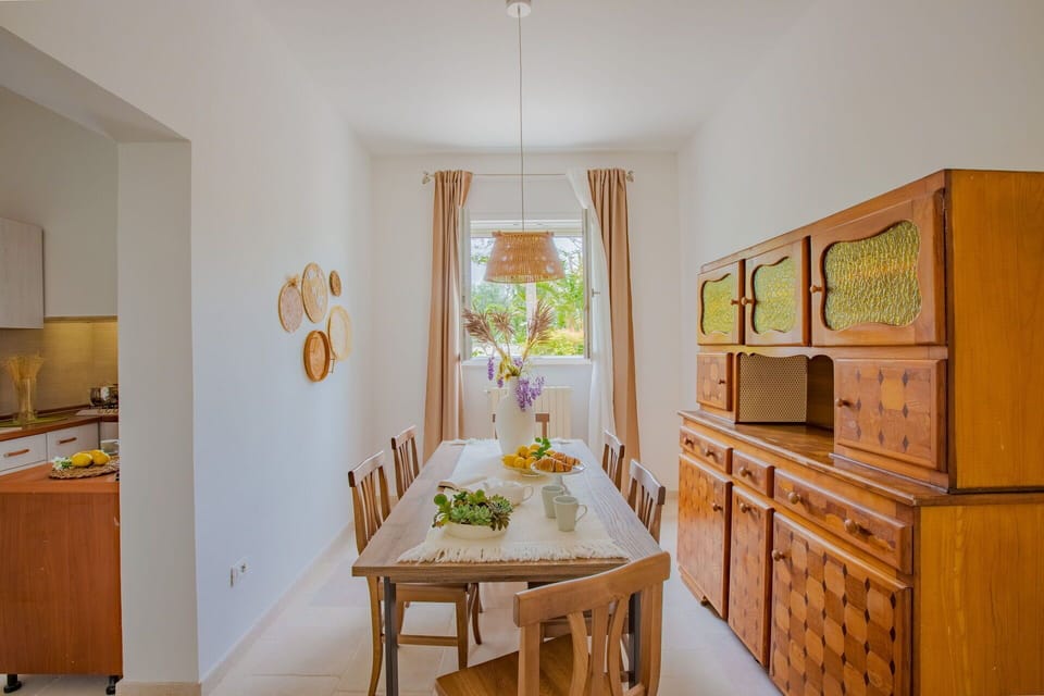 Furniture, Interior Design, Flooring, Wood, Floor, Ceiling, Table, Room, Lighting, Kitchen & Dining Room Table
