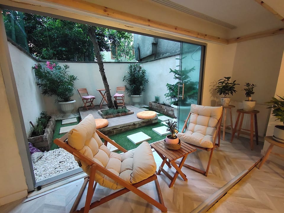 Family Apartment, 2 Bedrooms, City View | Terrace/patio