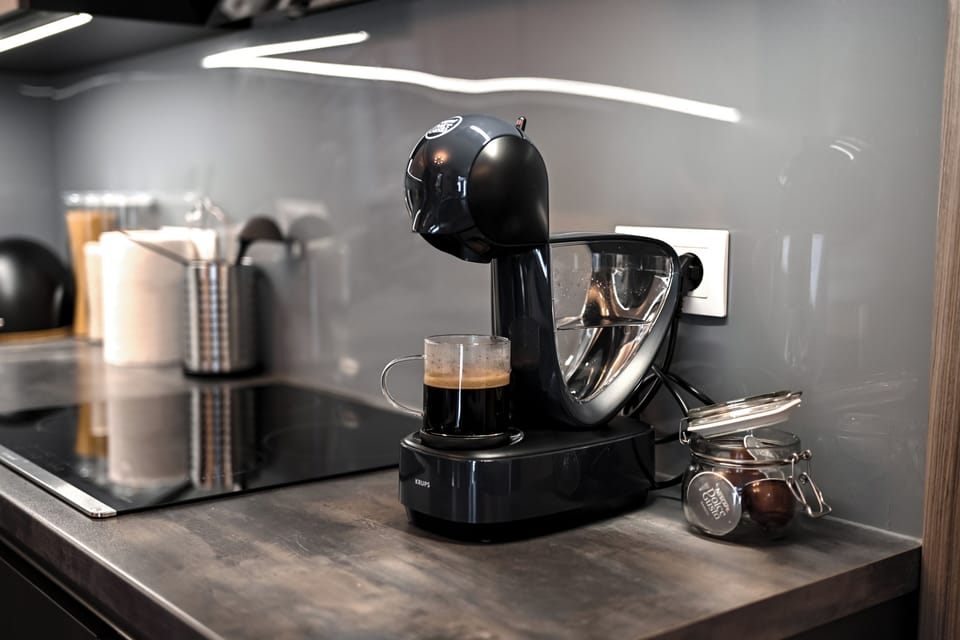 Kitchen appliances, capsule coffee machine