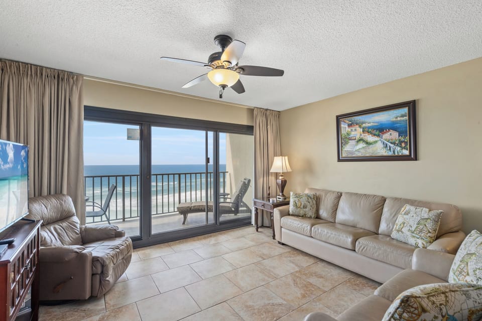 Living Room with Gulf Views