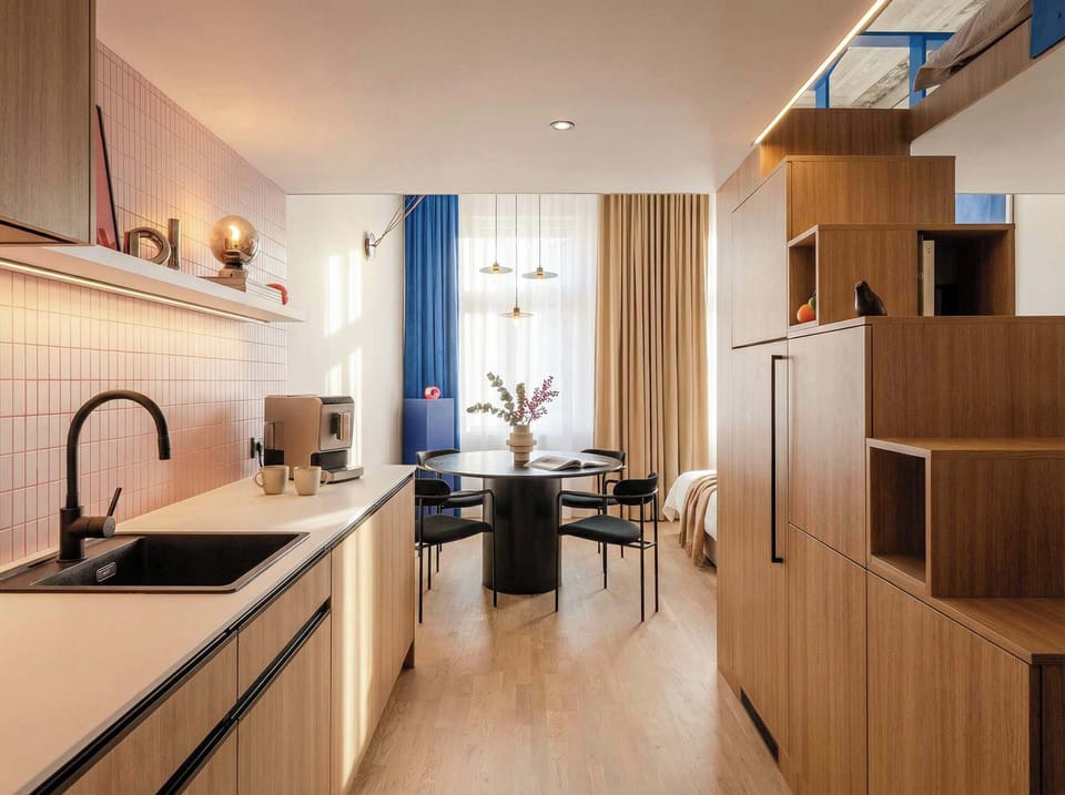 Fully equipped kitchen with everything you need for basic cooking
