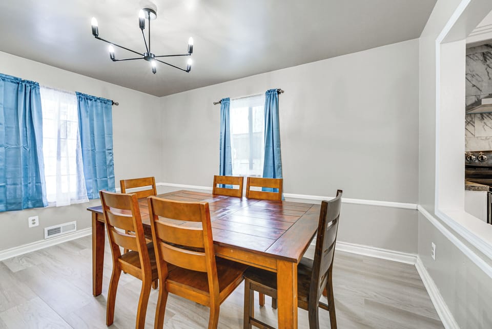 Dining Room | 1st Floor | Central A/C & Heating