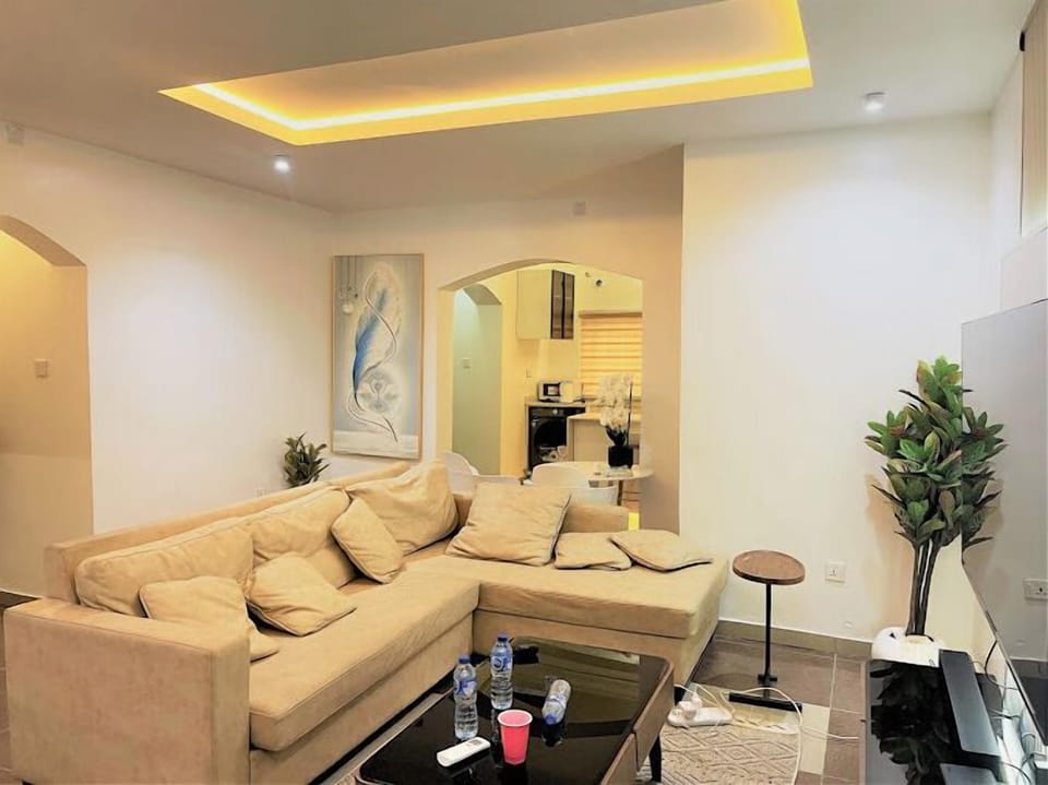 Standard Apartment, Balcony, City View | Living area | Flat-screen TV