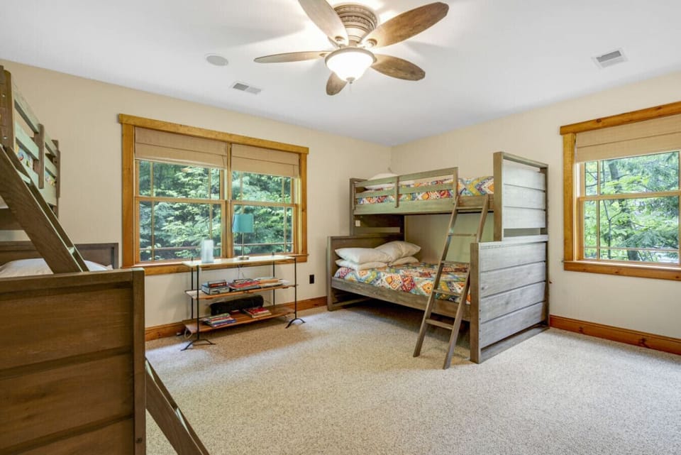 A lively and comfortable space designed for younger guests or friends traveling together.