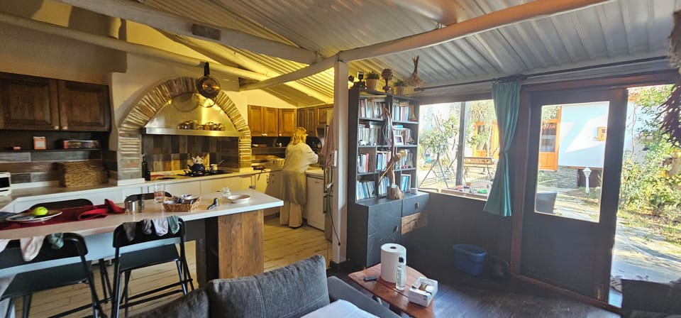 Deluxe Cottage, Patio | Private kitchen | Full-size fridge, stovetop, dishwasher, rice cooker