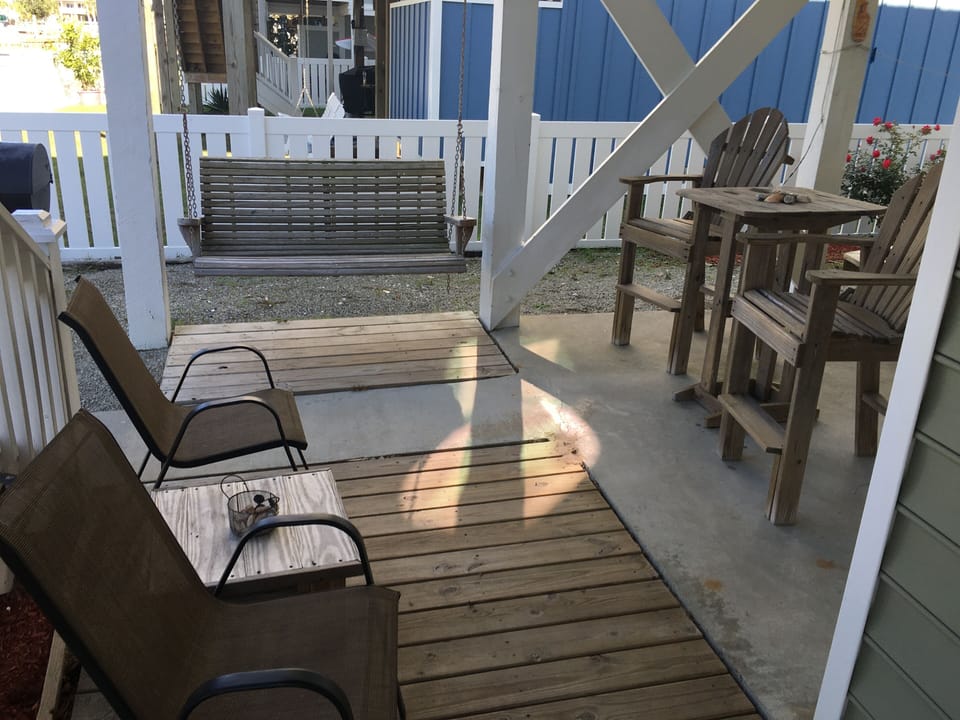 More outdoor seating