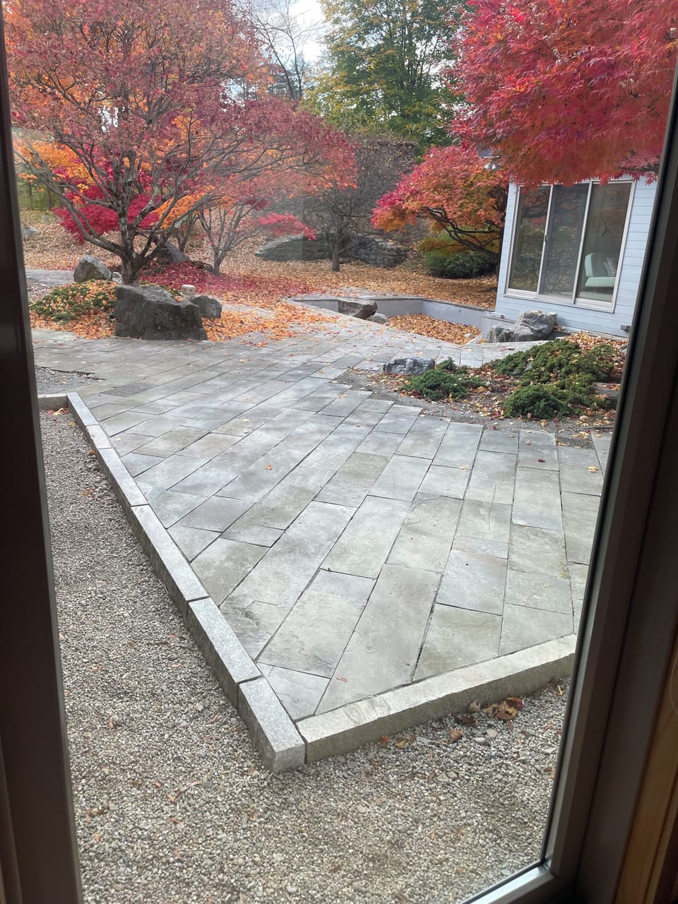 Courtyard in late fall
