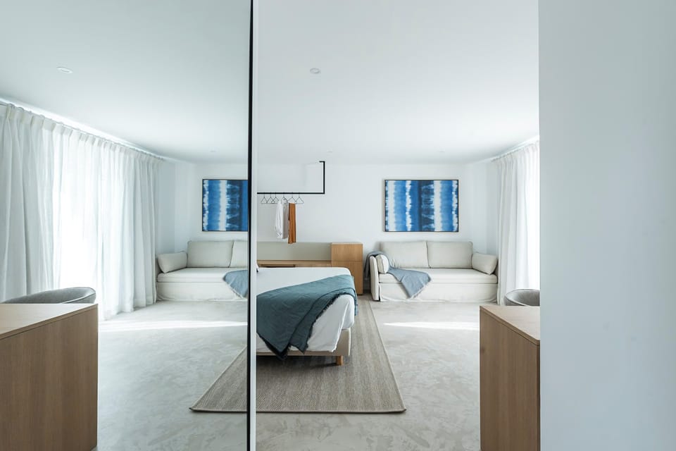 Deluxe Triple Room, Ocean View | In-room safe, blackout drapes, soundproofing, free WiFi