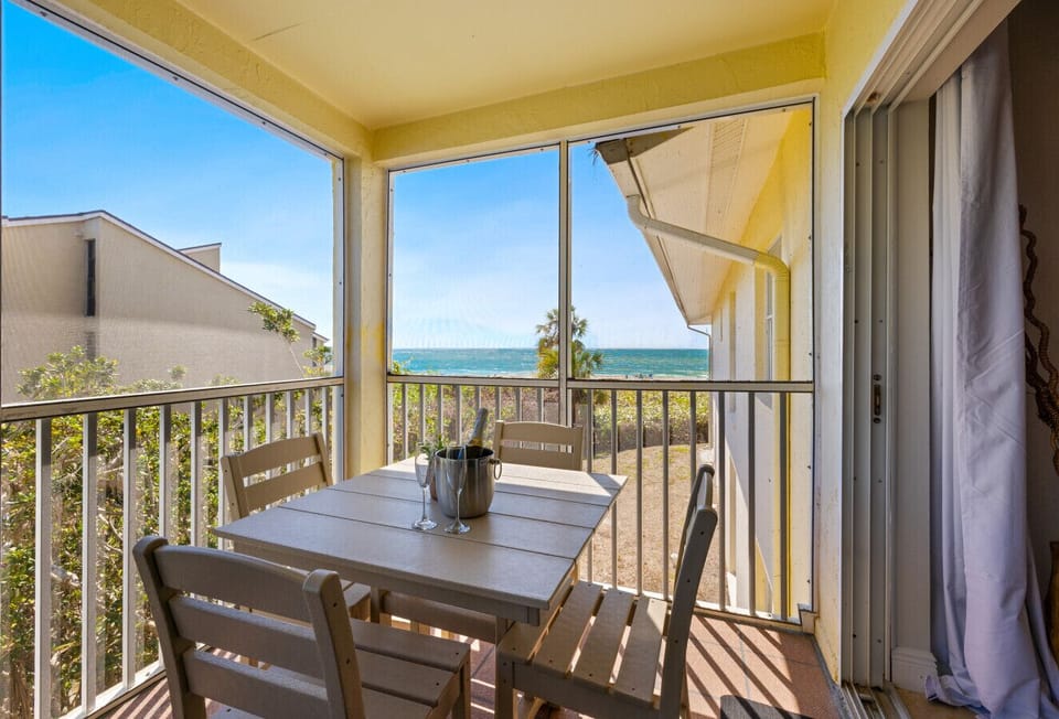 Patio with beach/gulf view