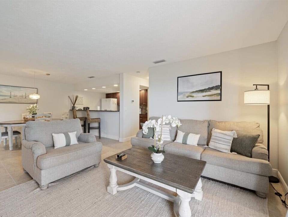 Living room with sleeper sofa