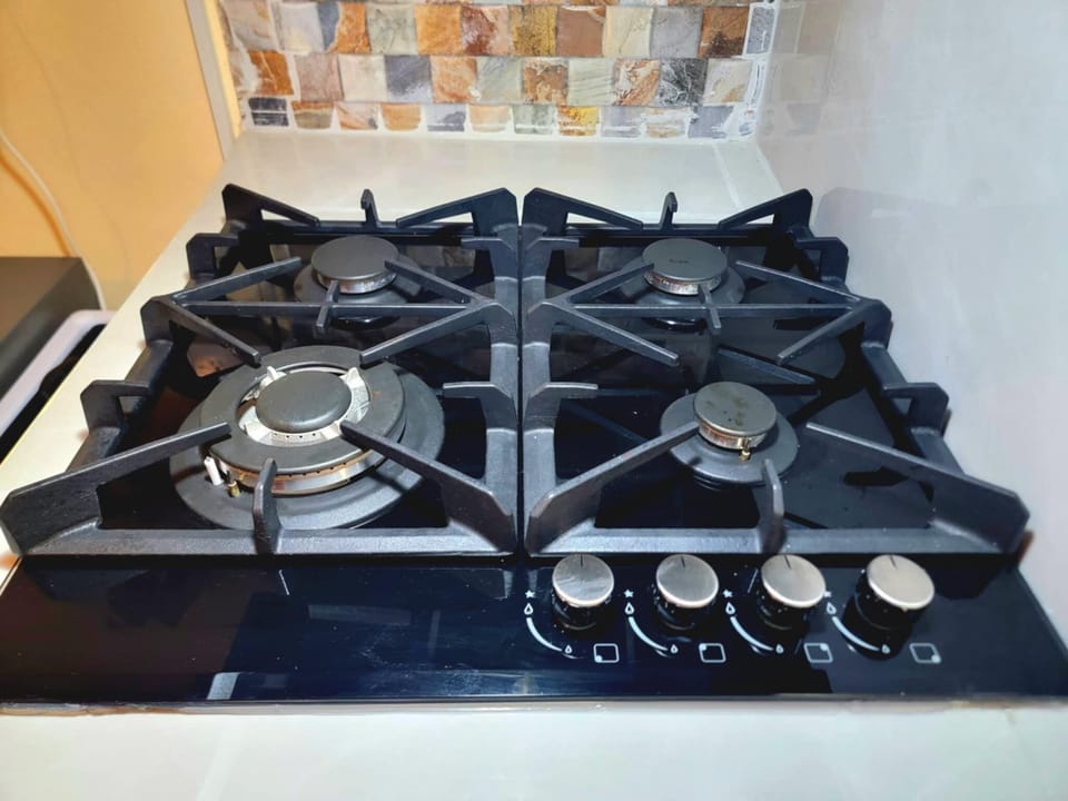 stove in kitchen