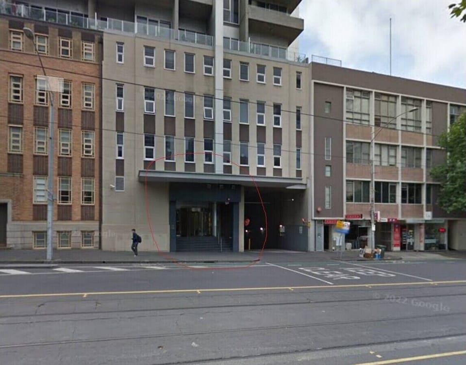 68 LaTrobe St - Reception. Where to pick up key