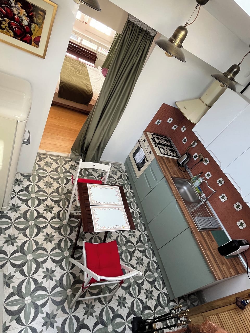 Luxury Double Room, Sea View | Private kitchen