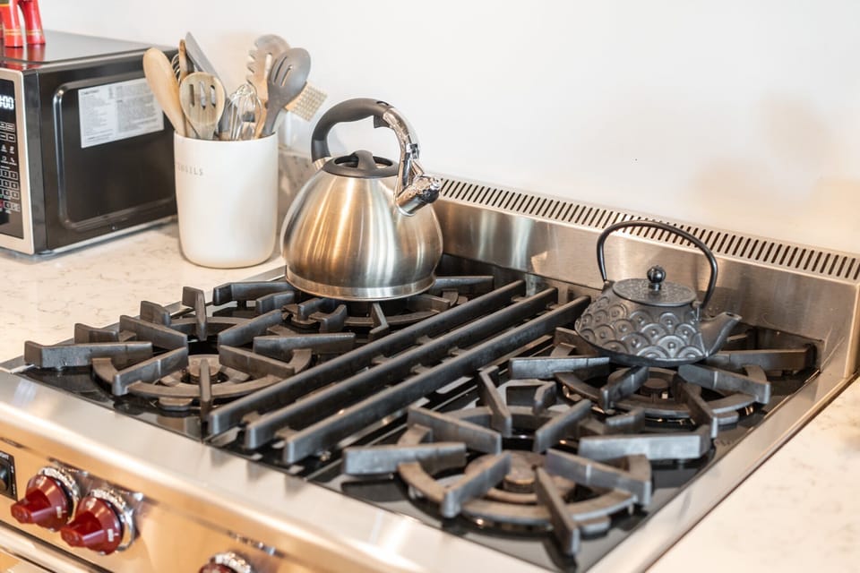 High end Wolf appliances for the chef in every group