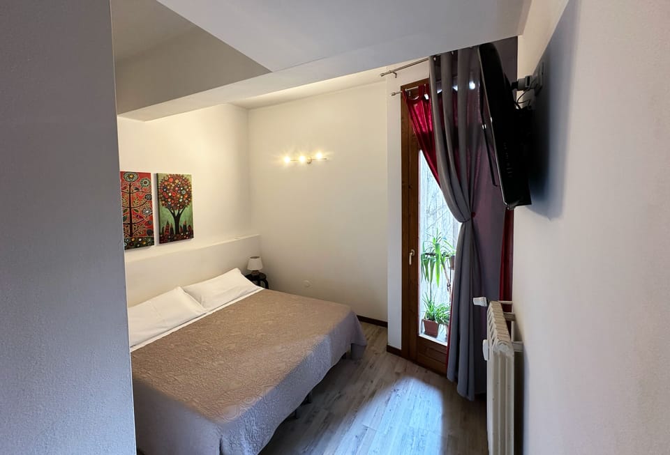 Standard Double Room, 1 Queen Bed, Private Bathroom | Desk, laptop workspace, blackout drapes, iron/ironing board (on request)