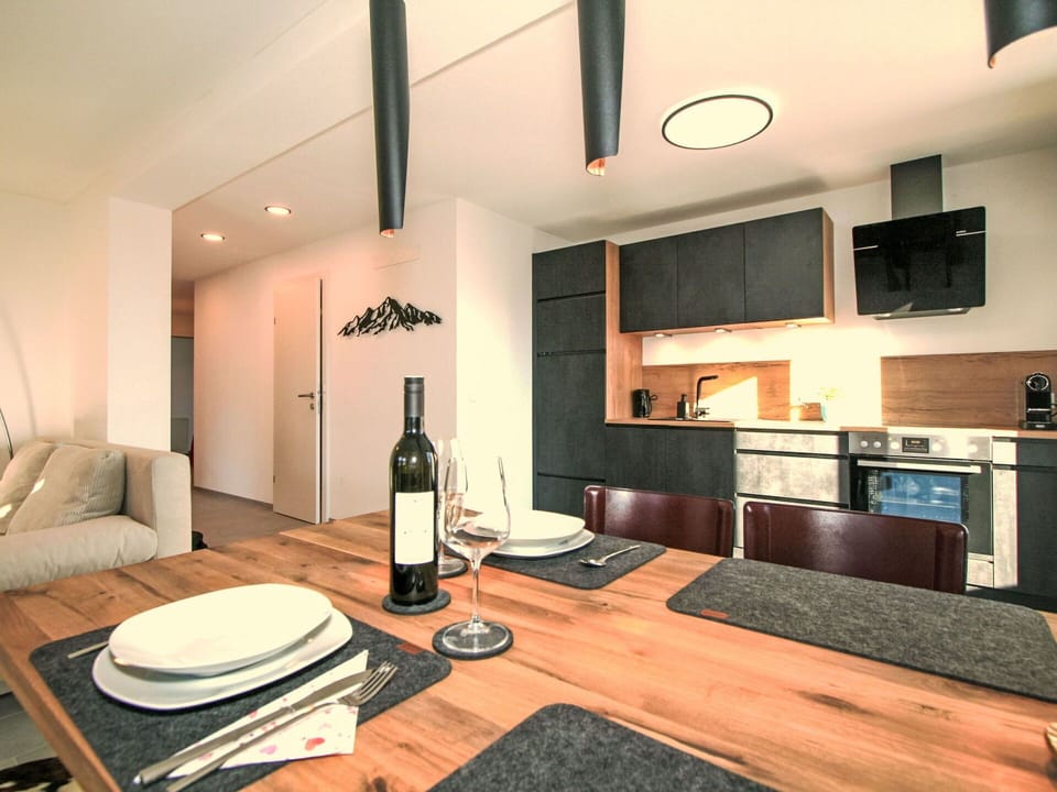 Furniture, Interior Design, Flooring, Wall, Wood, Ceiling, Floor, Room, Countertop, Lighting