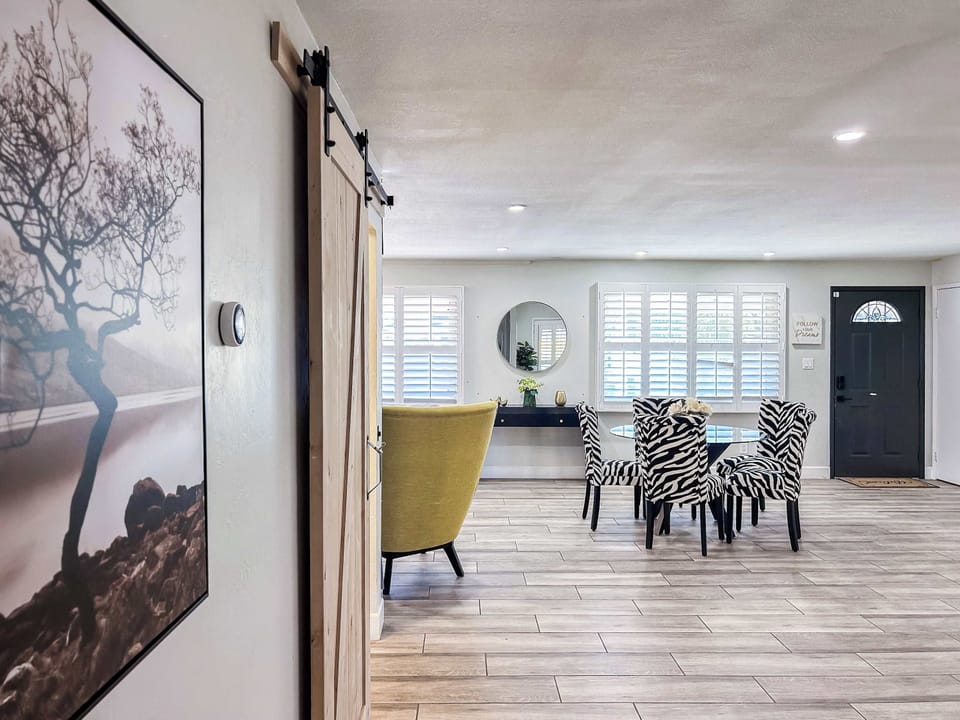 Welcoming entryway leading into a bright, open living space