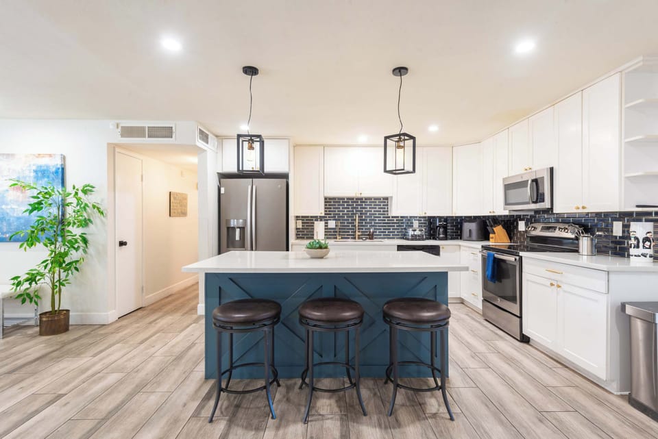 Fully equipped kitchen w/ ample counter space for effortless meal prep
