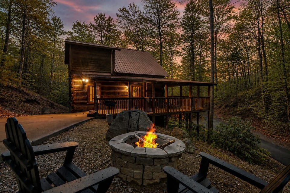 Enjoy the fire pit after a day of exploring